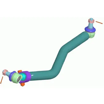 Barre de direction LEMFORDER OEM 22526505