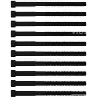 Jeu de boulons de culasse de cylindre VICTOR REINZ 14-12196-01 pour NISSAN PRIMERA 1.6 - 126cv