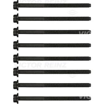 Jeu de boulons de culasse de cylindre VICTOR REINZ 14-32120-02 pour SKODA FABIA 1.2 - 64cv