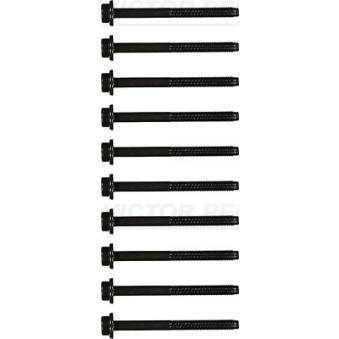 Jeu de boulons de culasse de cylindre VICTOR REINZ 14-32128-01 pour AUDI A6 1.6 FSI - 110cv