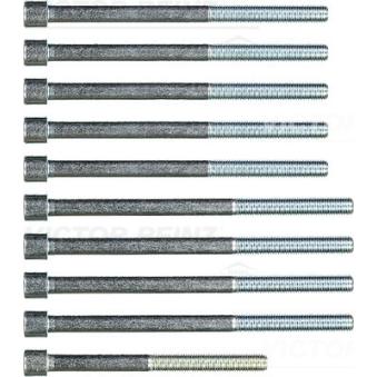 Jeu de boulons de culasse de cylindre VICTOR REINZ 14-32167-01 pour SKODA FABIA 1.4 - 68cv