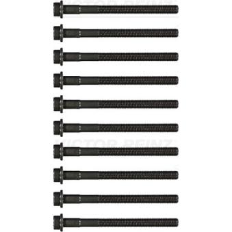 Jeu de boulons de culasse de cylindre VICTOR REINZ 14-32177-01 pour PEUGEOT 405 1.9 TD - 94cv