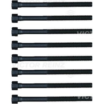 Jeu de boulons de culasse de cylindre VICTOR REINZ 14-32366-01 pour PEUGEOT 107 1.0 - 68cv