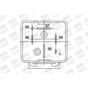 Appareil de commande, temps de préchauffage BERU OEM 6756611