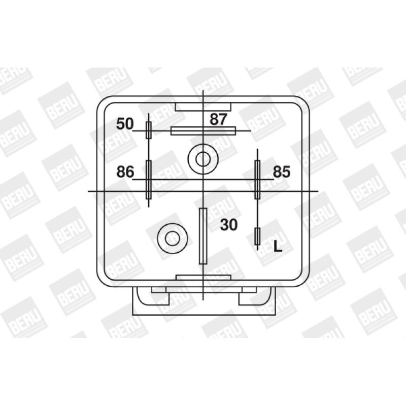 Appareil de commande, temps de préchauffage BERU GR064 - Visuel 1