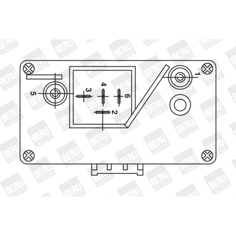 Appareil de commande, temps de préchauffage BERU GR065 - Visuel 1