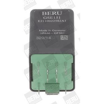 Appareil de commande, temps de préchauffage BERU GSE151