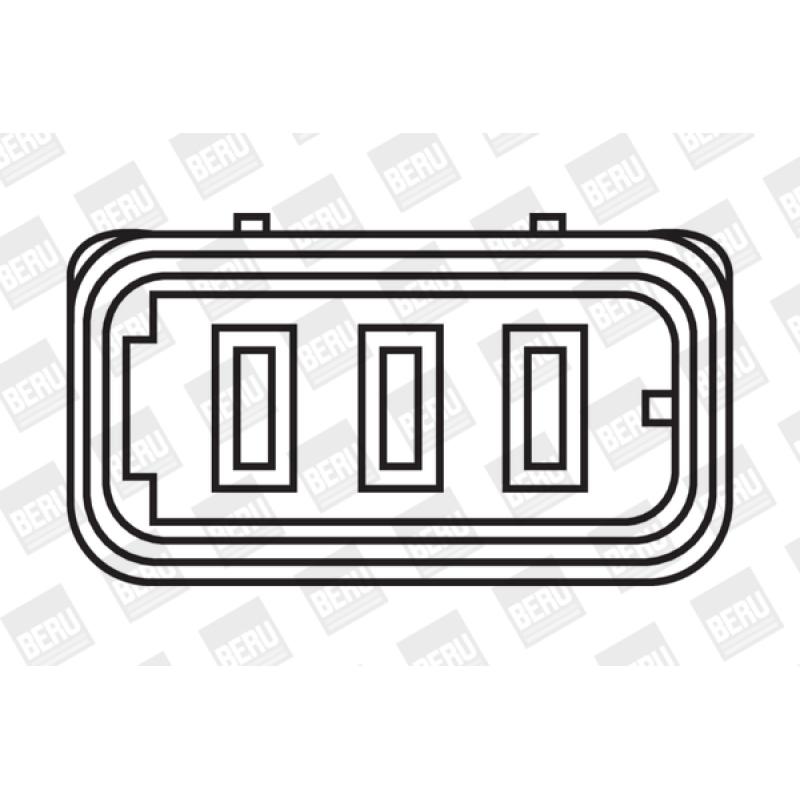 Bobine d'allumage BERU ZS017 - Visuel 1