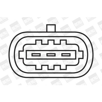 Bobine d'allumage BERU OEM 99760210400