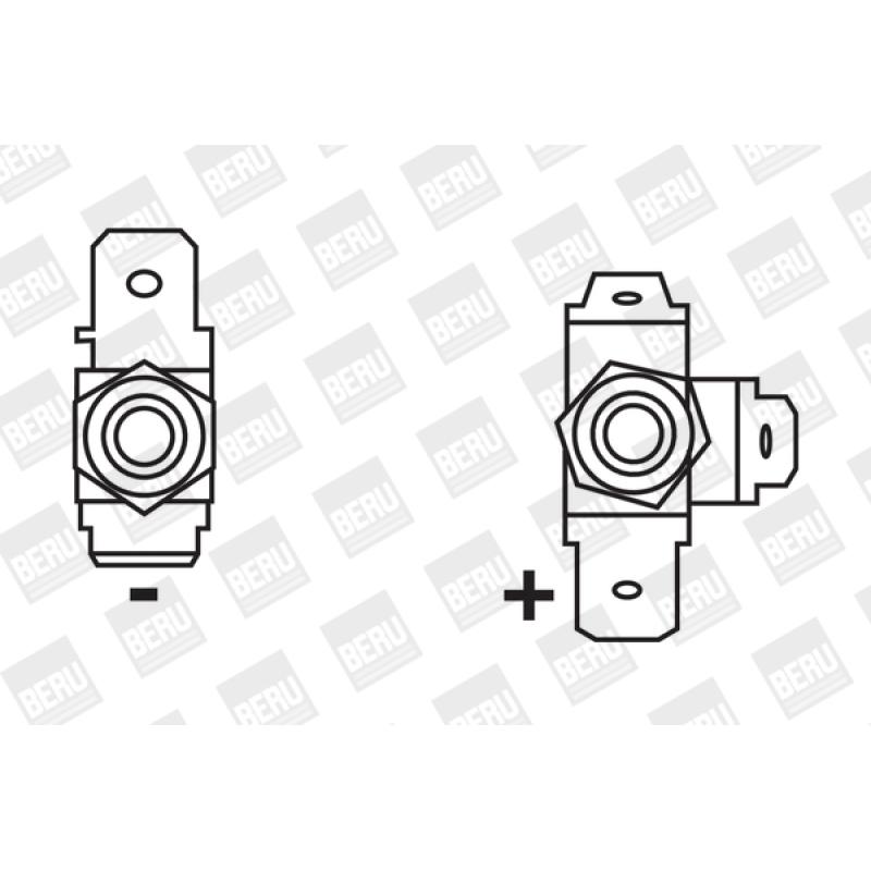 Bobine d'allumage BERU ZS123 - Visuel 2