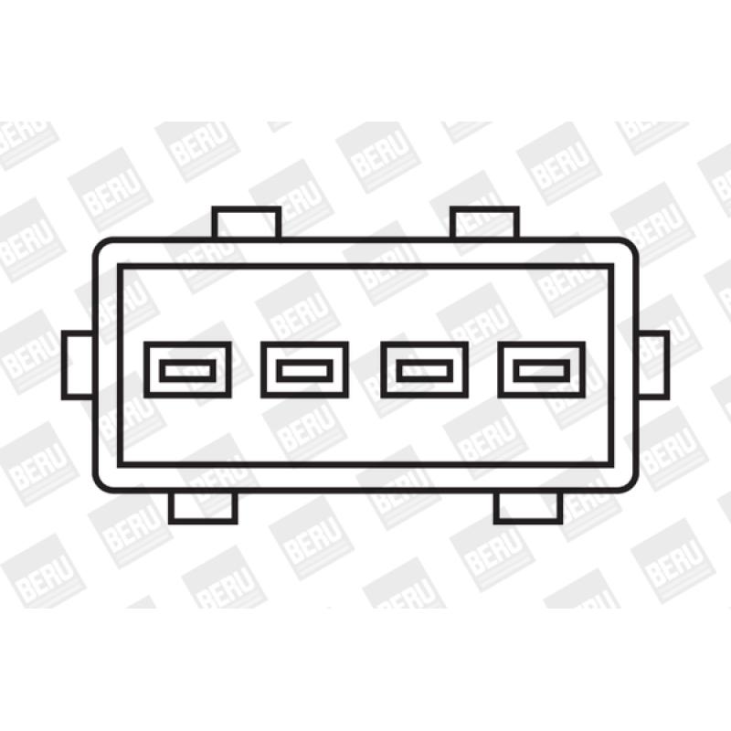 Bobine d'allumage BERU ZS301 - Visuel 1