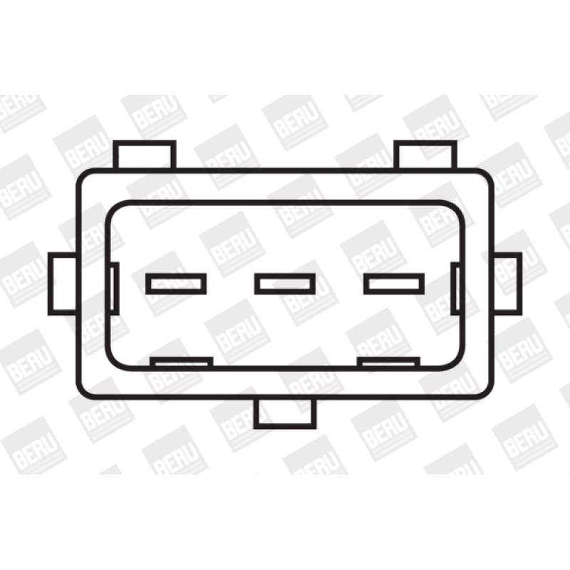 Bobine d'allumage BERU ZS310 - Visuel 1