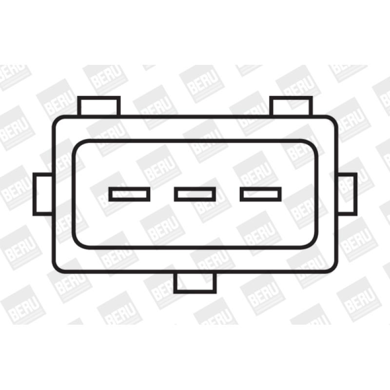 Bobine d'allumage BERU ZS317 - Visuel 1