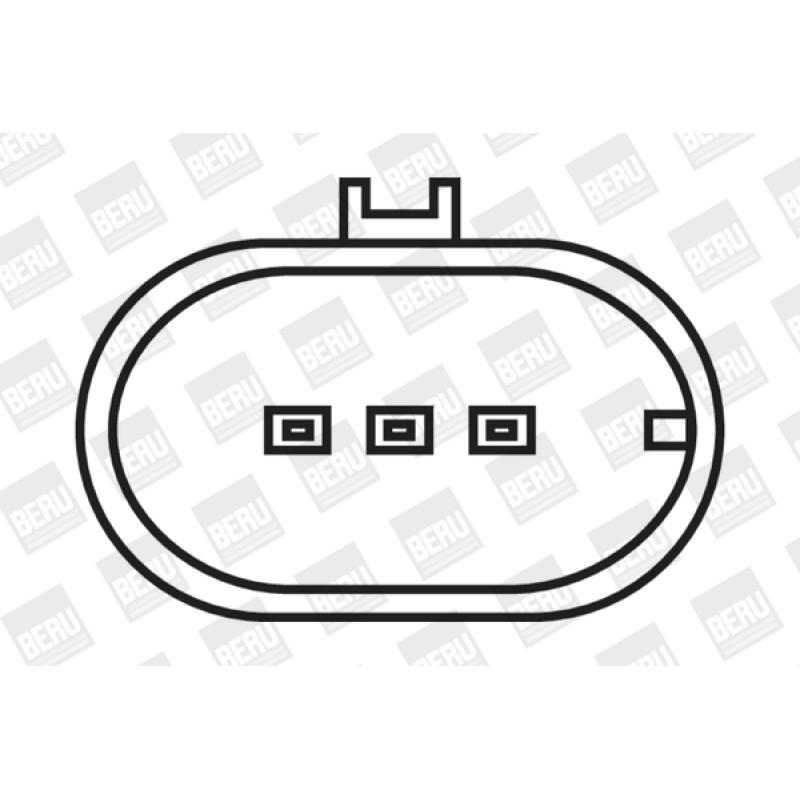 Bobine d'allumage BERU ZS320 - Visuel 1