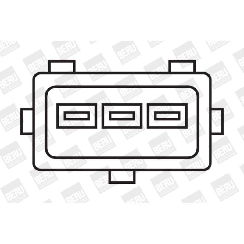 Bobine d'allumage BERU ZS323 - Visuel 1