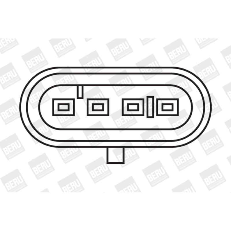 Bobine d'allumage BERU ZS325 - Visuel 1