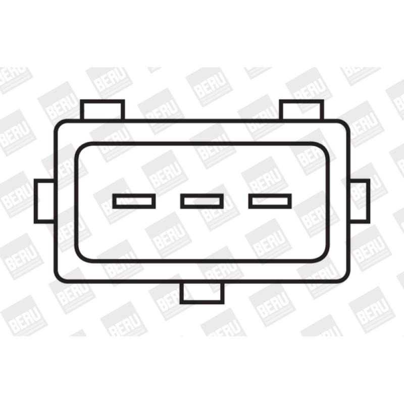 Bobine d'allumage BERU ZS327 - Visuel 1