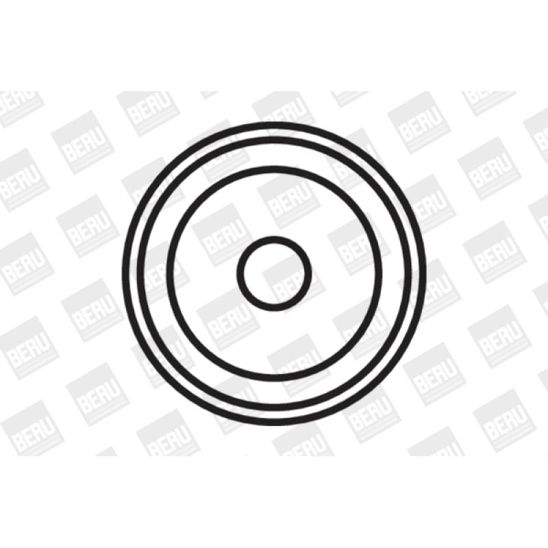 Bobine d'allumage BERU ZS340 - Visuel 1