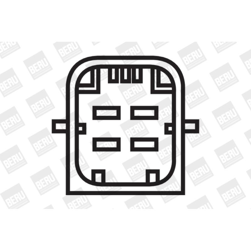 Bobine d'allumage BERU ZS348 - Visuel 1