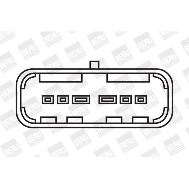 Bobine d'allumage BERU ZS351 - Visuel 1