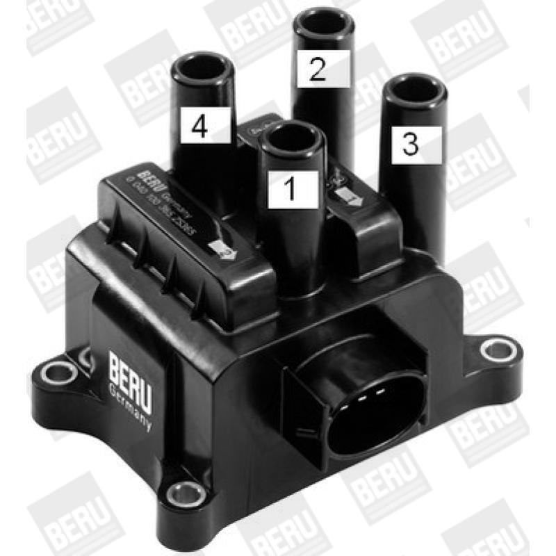 Bobine d'allumage BERU ZS365 - Visuel 1