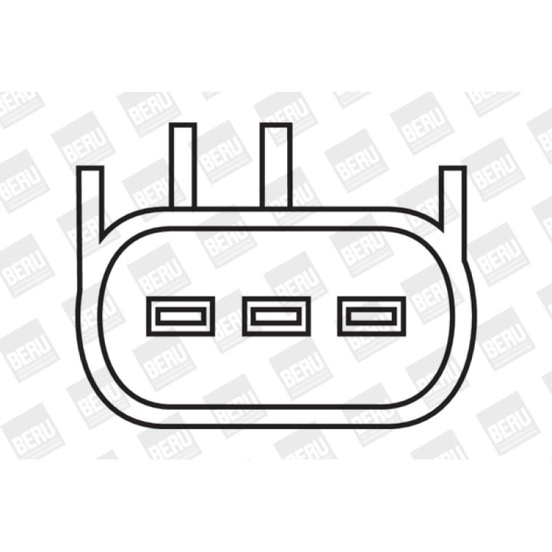 Bobine d'allumage BERU ZS380 - Visuel 1