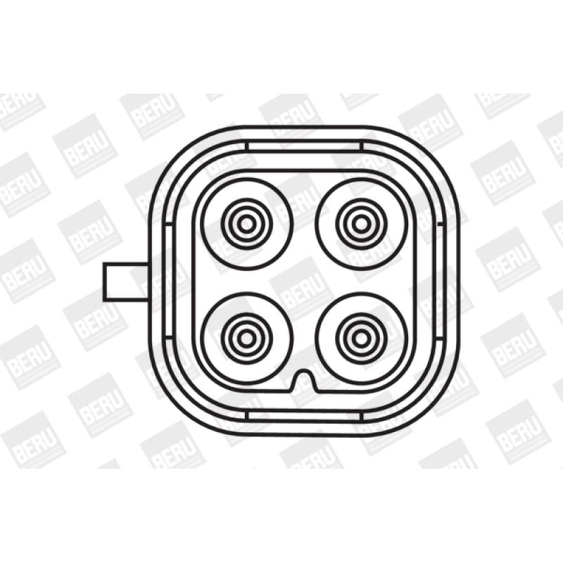 Bobine d'allumage BERU ZS405 - Visuel 2