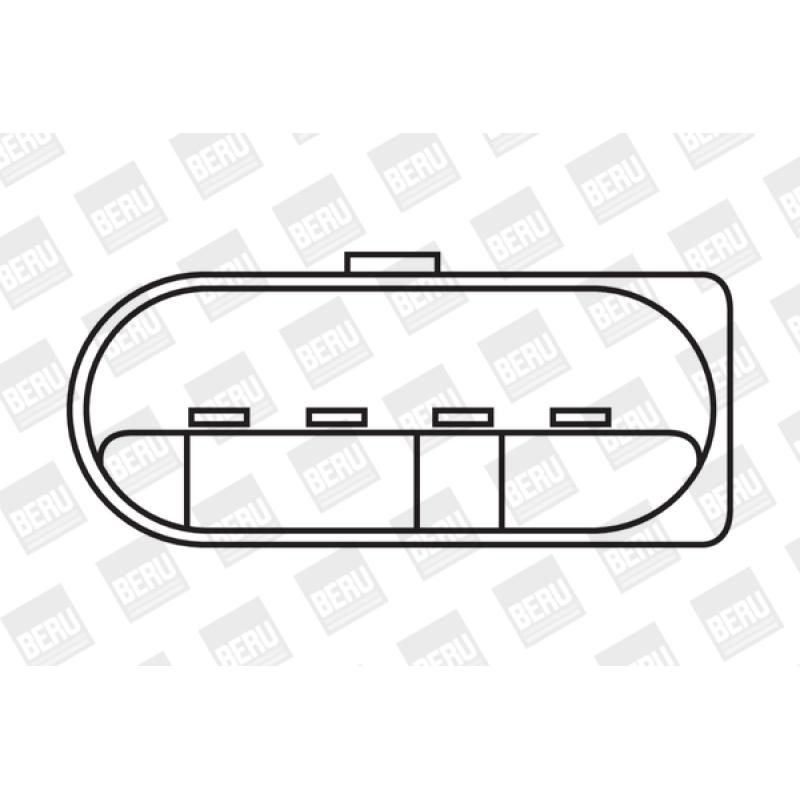 Bobine d'allumage BERU ZSE003 - Visuel 1