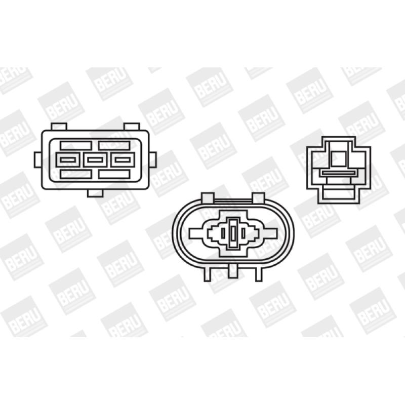 Bobine d'allumage BERU ZSE011 - Visuel 1