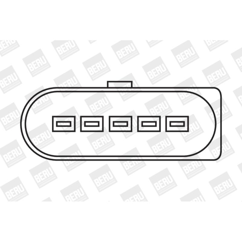 Bobine d'allumage BERU ZSE013 - Visuel 1
