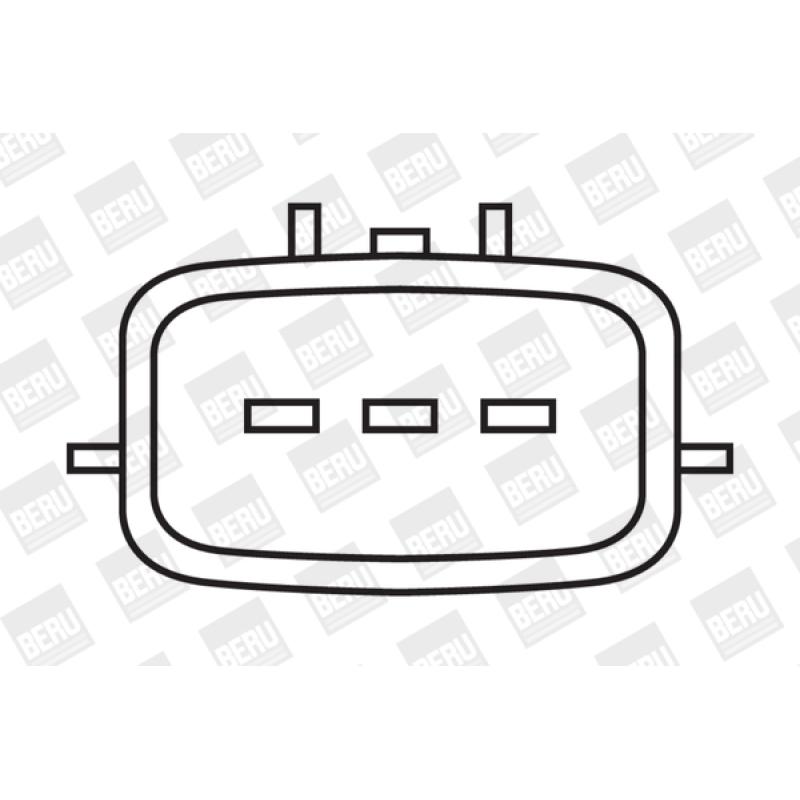 Bobine d'allumage BERU ZSE021 - Visuel 1