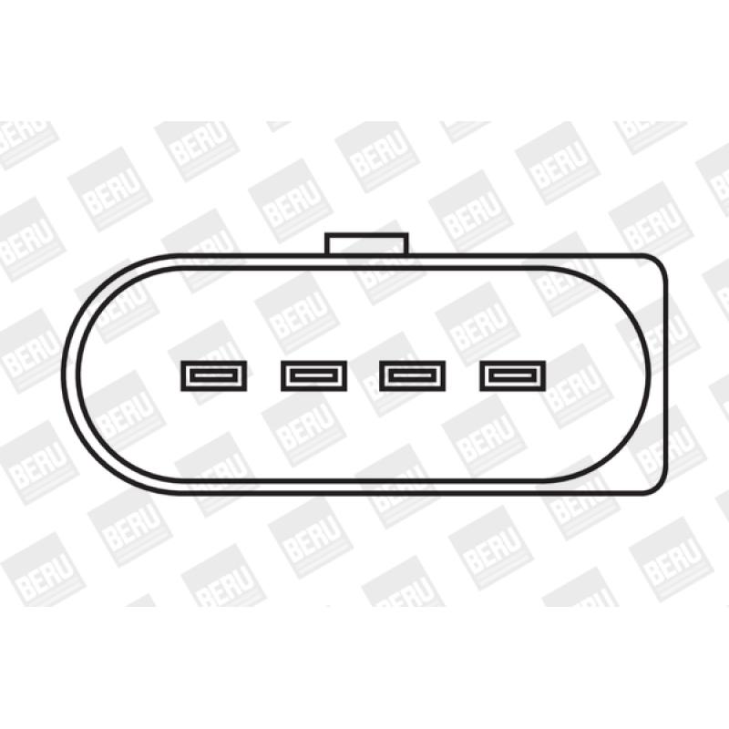 Bobine d'allumage BERU ZSE032 - Visuel 1