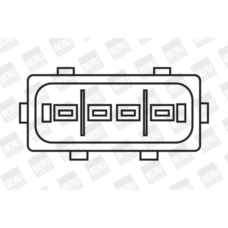 Bobine d'allumage BERU ZSE039 - Visuel 2