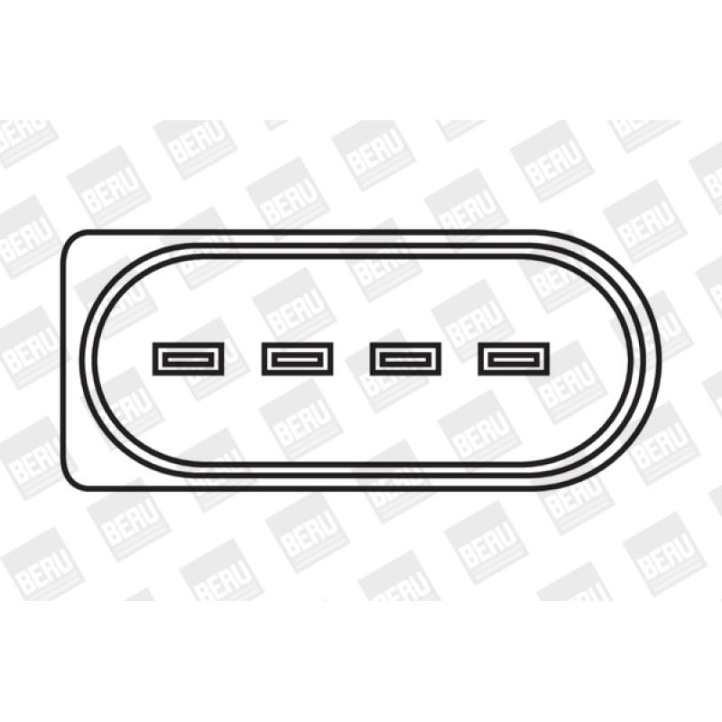 Bobine d'allumage BERU ZSE041 - Visuel 1