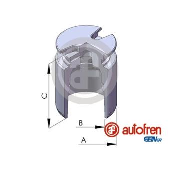 Piston, étrier de frein AUTOFREN SEINSA D025102 pour RENAULT DUSTER 1.8 - 110cv