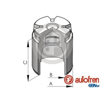 Piston, étrier de frein AUTOFREN SEINSA D025124 pour FORD SIERRA 2.9 4x4 - 150cv