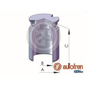 Piston, étrier de frein AUTOFREN SEINSA D025222 pour OPEL ASTRA 1.6 CNG - 97cv