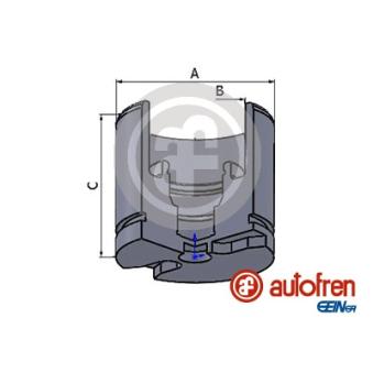 Piston, étrier de frein AUTOFREN SEINSA D025256 pour CITROEN C5 1.8 16V - 115cv