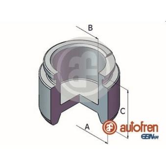 Piston, étrier de frein AUTOFREN SEINSA D025329 pour VOLKSWAGEN TRANSPORTER - COMBI 1,6 - 50cv