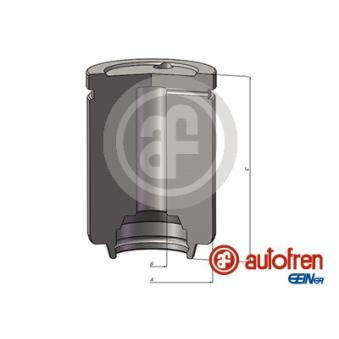 Piston, étrier de frein AUTOFREN SEINSA D025583 pour NISSAN NT400 CABSTAR 35.14. 45.14 - 136cv