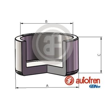 Piston, étrier de frein AUTOFREN SEINSA D025686 pour AUSTIN MINI 1000 Mayfair - 42cv