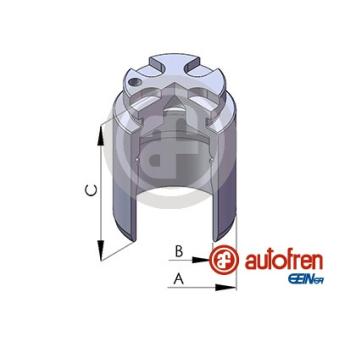 Piston, étrier de frein AUTOFREN SEINSA D025729 pour FORD FIESTA 1,5 TDCi Active - 85cv Piston, étrier de frein AUTOFREN SEINSA D025729 pour FORD FIESTA 1,5 TDCi Active - 85cv