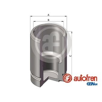 Piston, étrier de frein AUTOFREN SEINSA D025740 pour PORSCHE 911 s Range Extender - 184cv