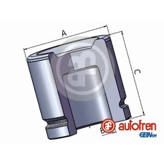 Piston, étrier de frein AUTOFREN SEINSA [D025791]