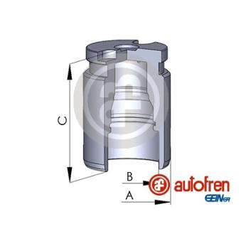 Piston, étrier de frein AUTOFREN SEINSA D02594 pour NISSAN PRIMERA 2.0 16V - 115cv