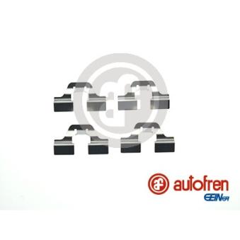 Kit d'accessoires, plaquette de frein à disque AUTOFREN SEINSA D42342A pour JEEP CHEROKEE 1.6 FSI - 110cv