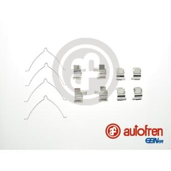 Kit d'accessoires, plaquette de frein à disque AUTOFREN SEINSA [D42572A]