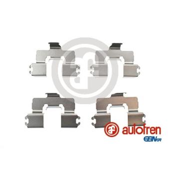 Kit d'accessoires, plaquette de frein à disque AUTOFREN SEINSA D42802A pour AUDI Q3 1.6 16V - 110cv