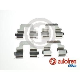 Kit d'accessoires, plaquette de frein à disque AUTOFREN SEINSA [D42855A]