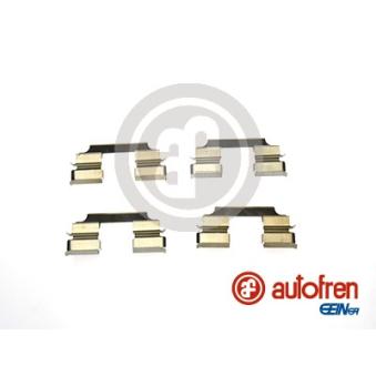 Kit d'accessoires, plaquette de frein à disque AUTOFREN SEINSA D42867A pour SUZUKI SPLASH 1.2 LPG - 86cv Kit d'accessoires, plaquette de frein à disque AUTOFREN SEINSA D42867A pour SUZUKI SPLASH 1.2 LPG - 86cv